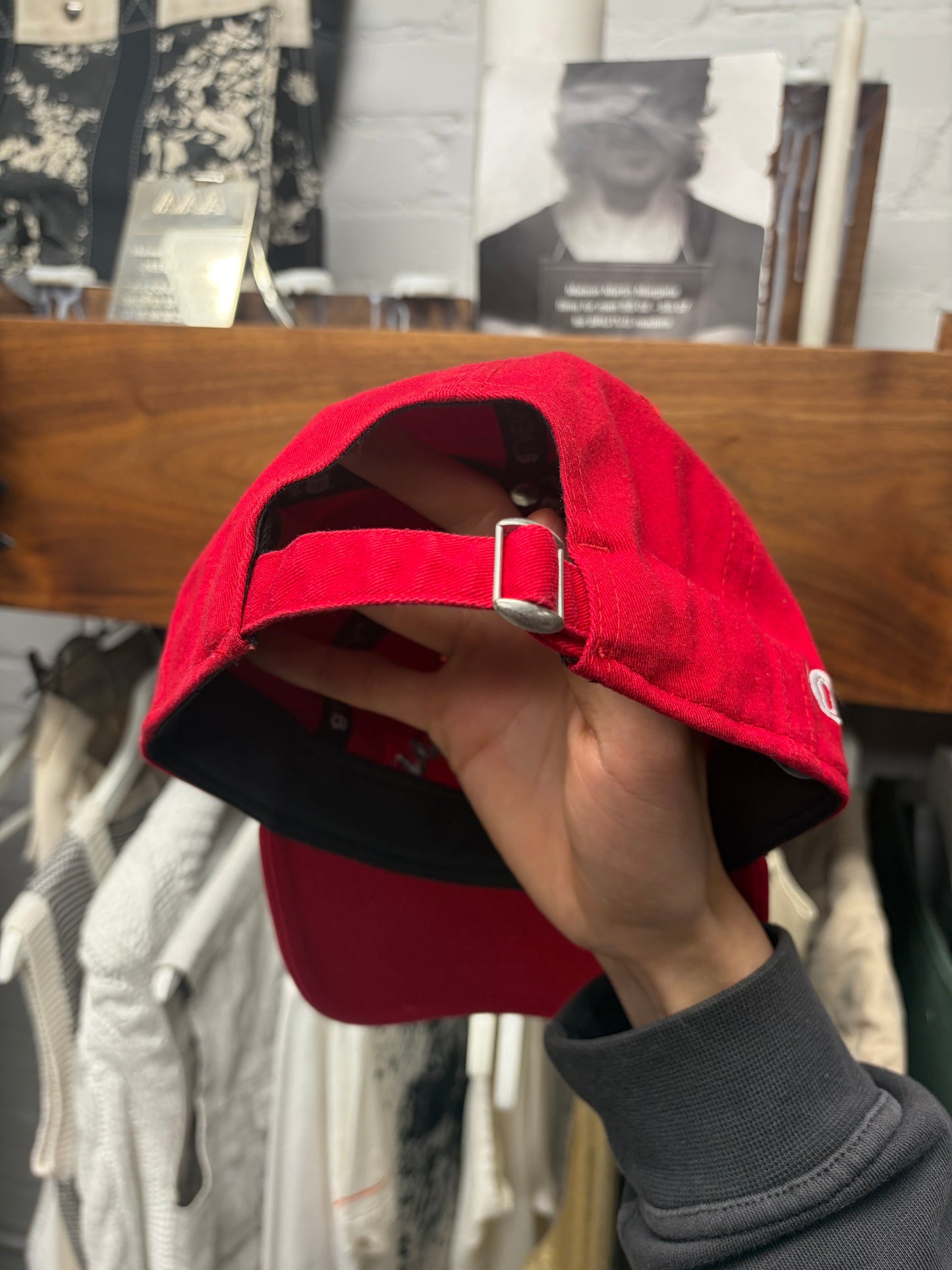 Kiko Kostadinov x Otto958 ‘Spooky Bauhaus’ Red Strap-Back Hat