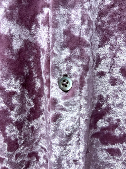 Dries Van Noten Velvet Collared Button Up Shirt