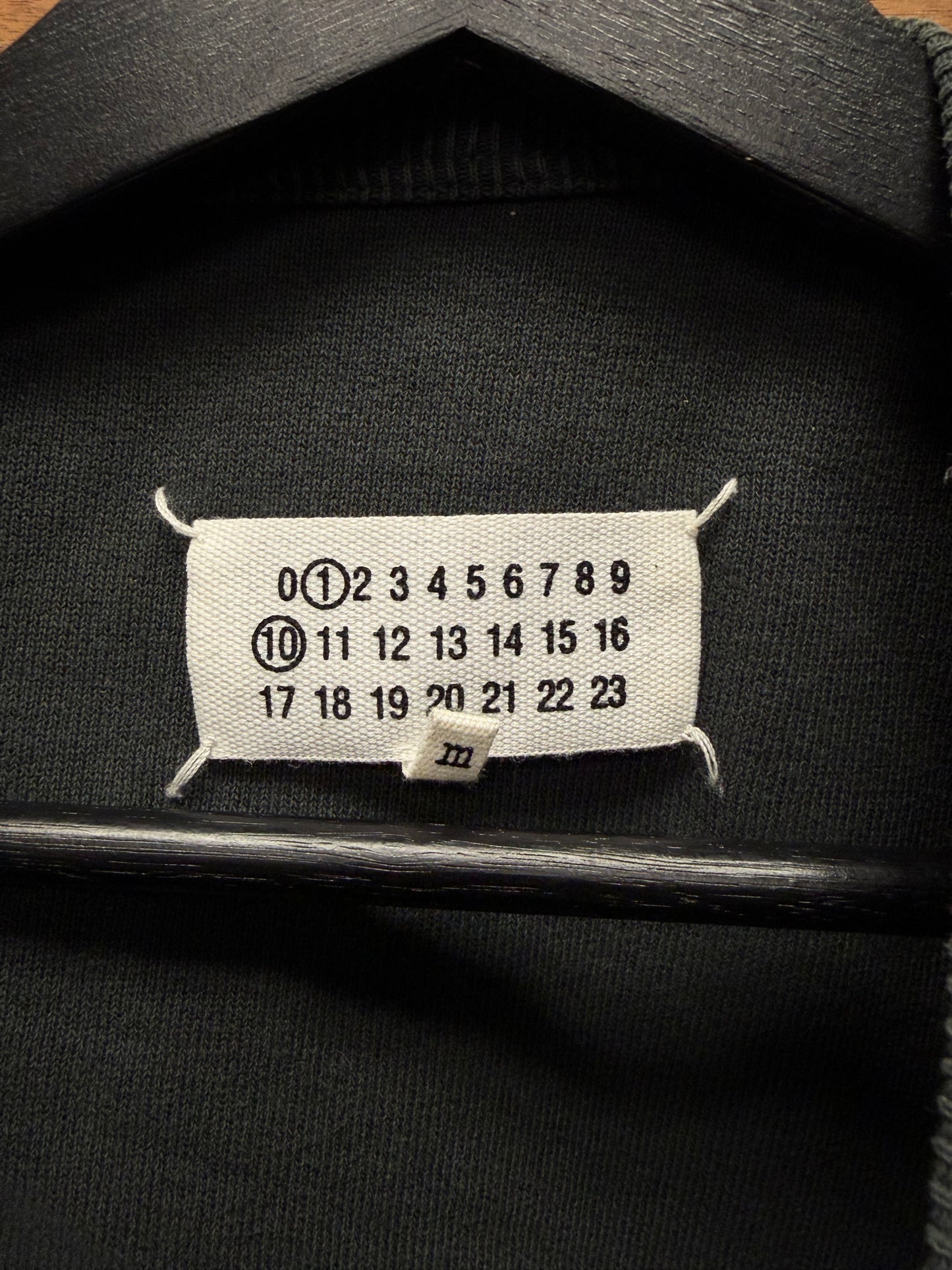 2025 Maison Margiela Embroidered Logo Short Sleeve Sweatshirt