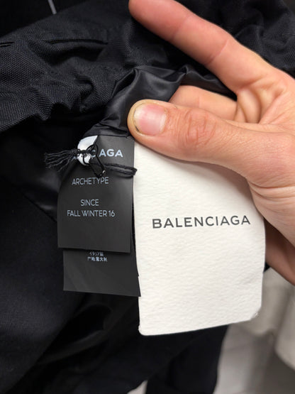 AW2016 Balenciaga ‘Swing’ First Season Demna Cropped Black Jacket