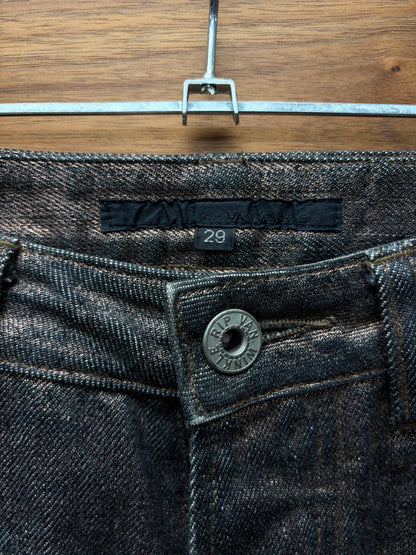 Rip Van Winkle ‘Rustic Wax’ Flared Leg Denim