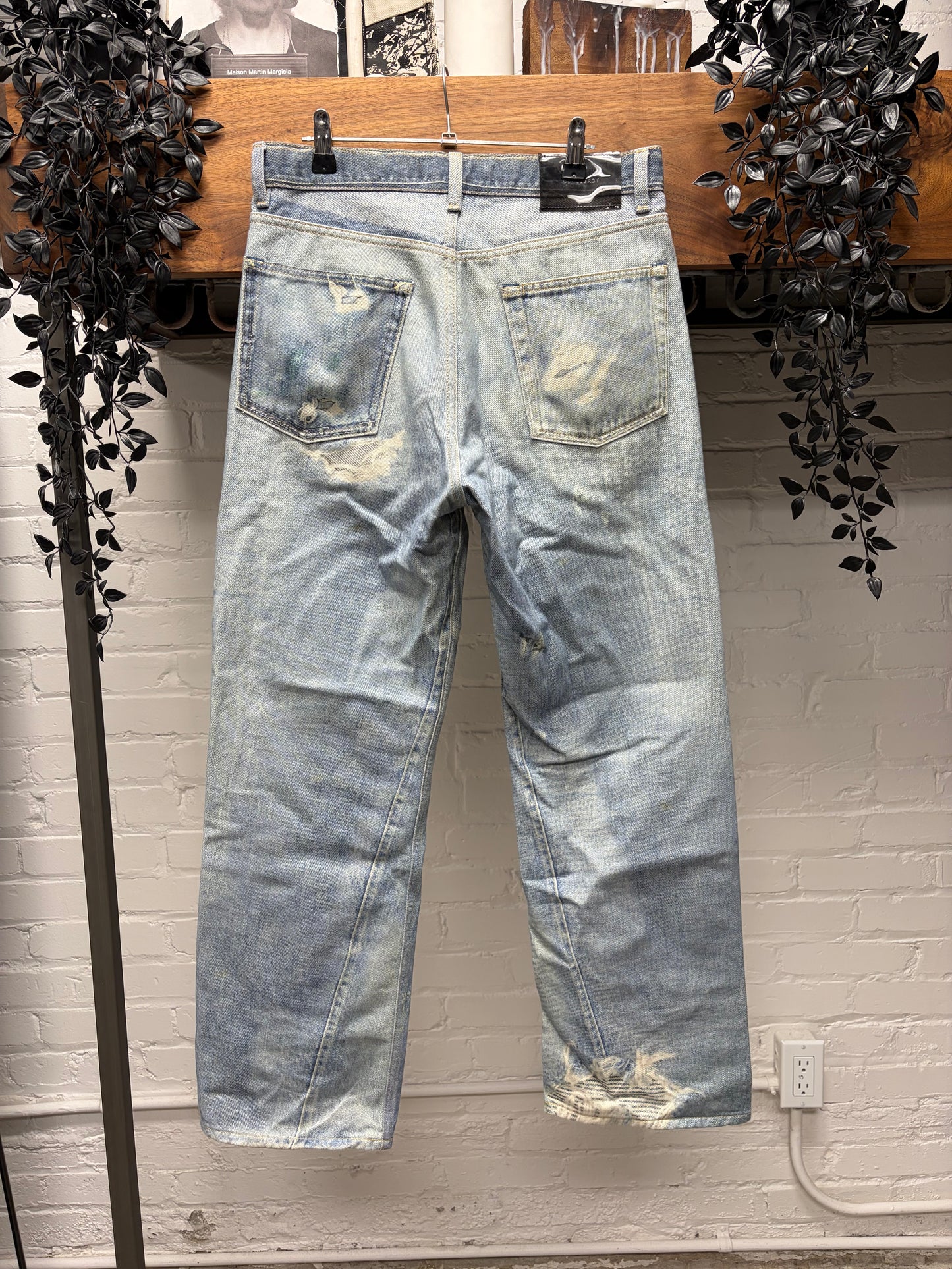 Our Legacy Trompe L’œil ‘Third Cut’ Washed Blue Denim