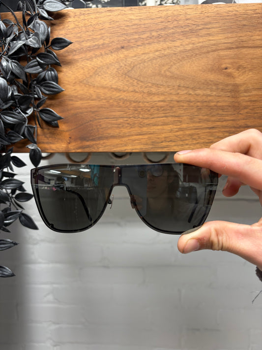 Saint Laurent SL-1B Black Tinted Mask Sunglasses