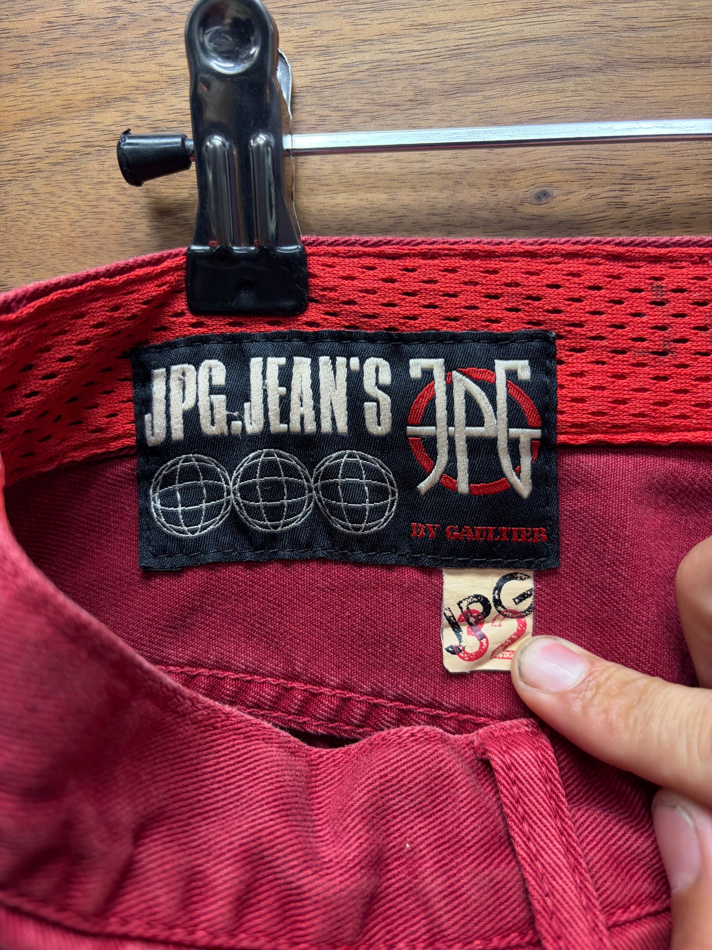 Vintage Jean Paul Gaultier Red Skinny Jeans