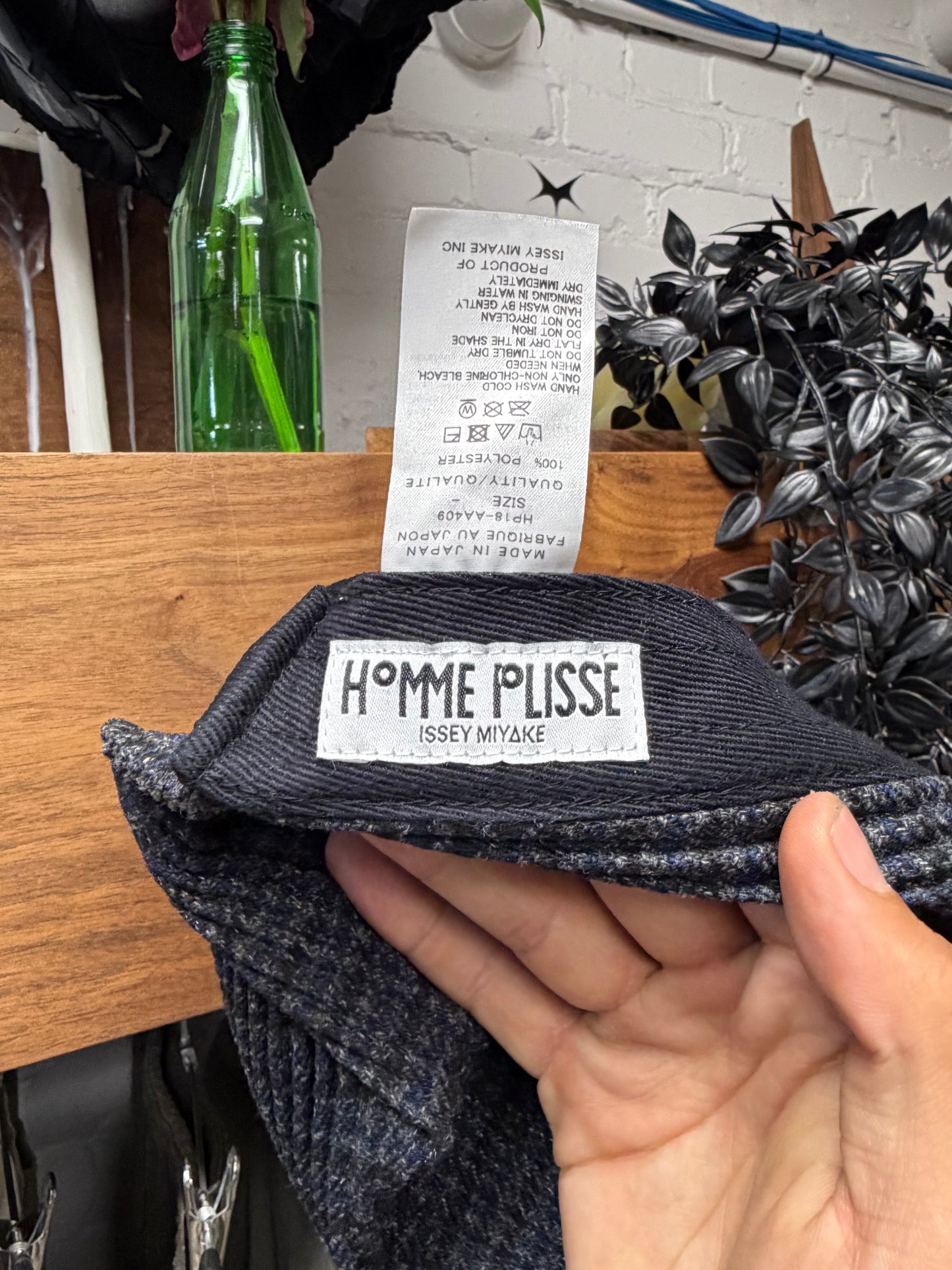 Issey Miyake Homme Plisse Pleated Baseball Cap