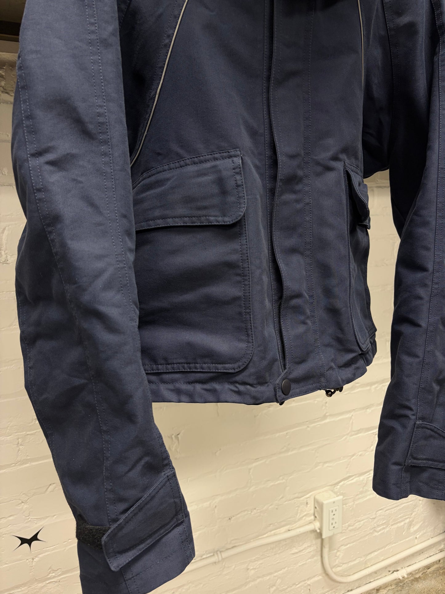 AW2016 Balenciaga ‘Swing’ First Season Demna Cropped Blue Jacket