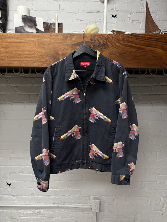 SS16 Supreme x Alessandra Mendini 3D Gun Print Work Jacket