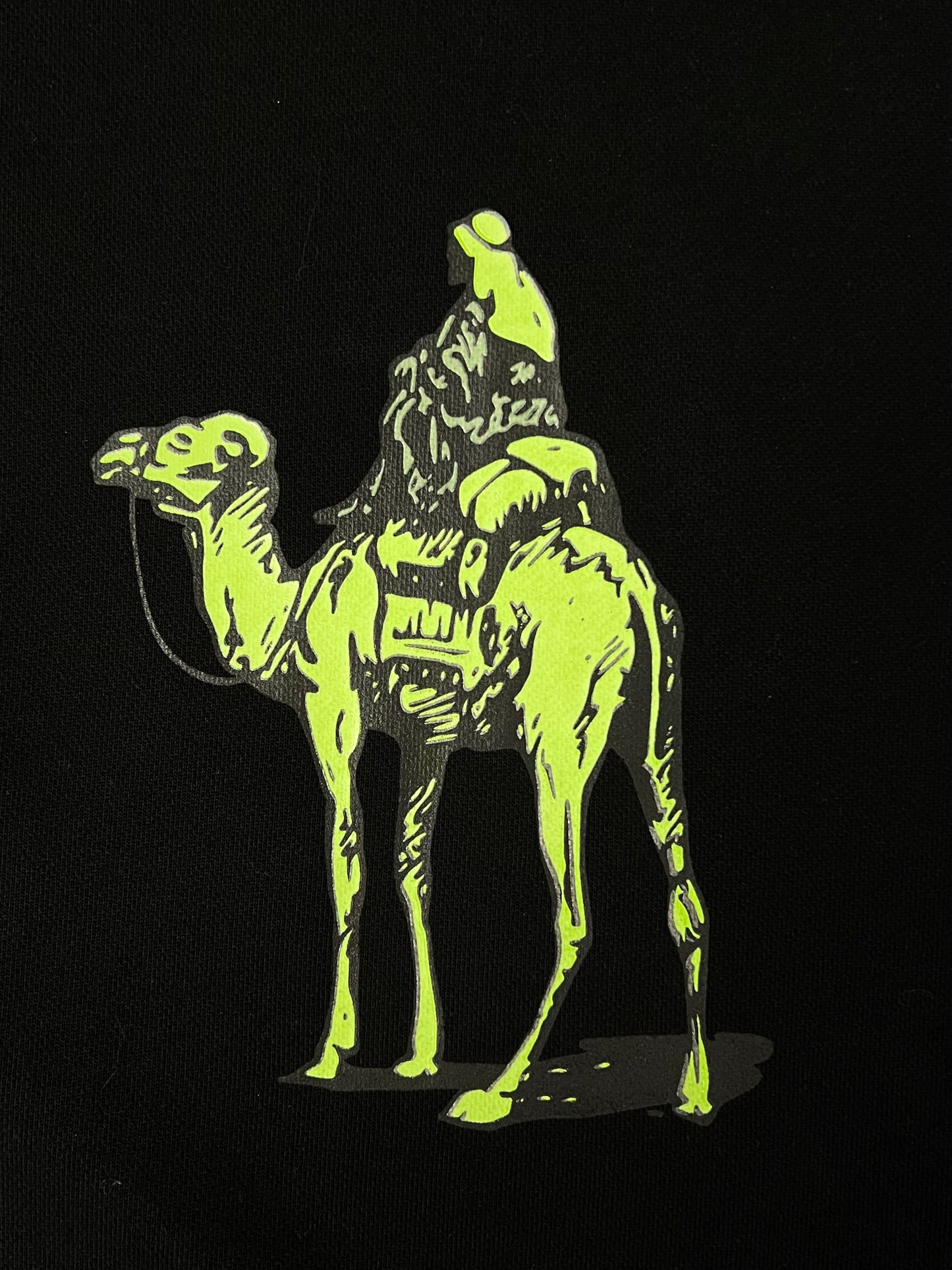AW20 Vetements ‘Silk Road’ Embroidered Black Oversized Hoodie