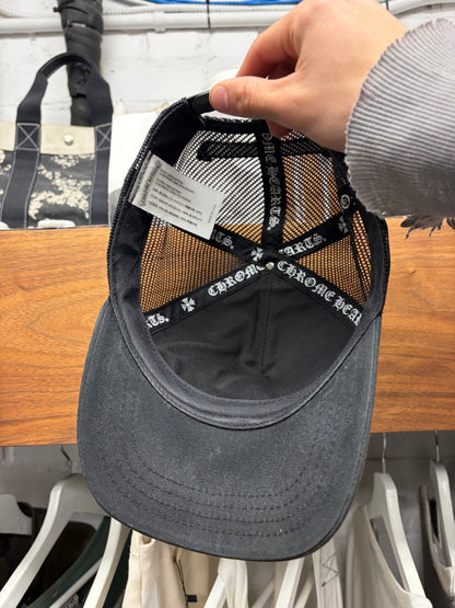 Vintage Chrome Hearts ‘Plus Cross’ Faded Black Trucker Hat