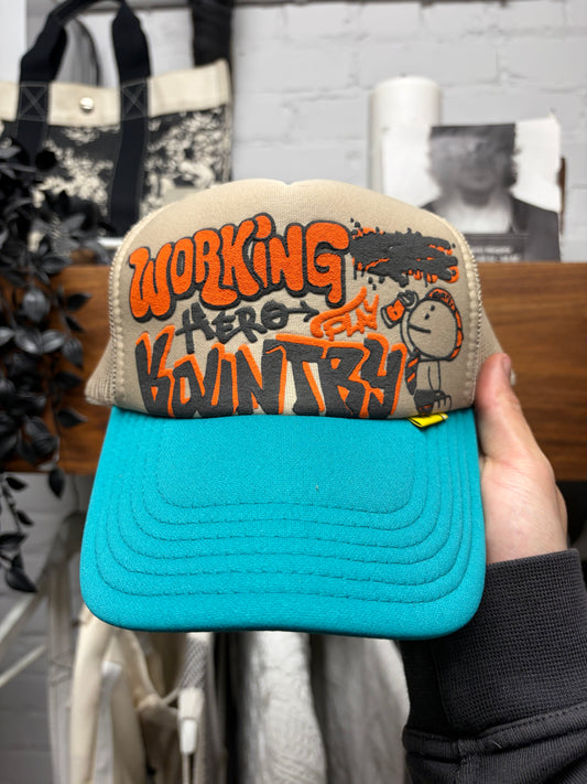 Kapital ‘Working Class Hero’ Mesh Trucker Hat