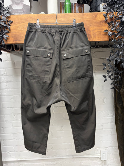 AW2020 Rick Owens ‘Performa’ Cropped Black Drawstring Pants