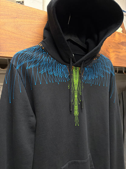 Marcelo Burlon ‘Wings’ Shoulder Detailed Hoodie