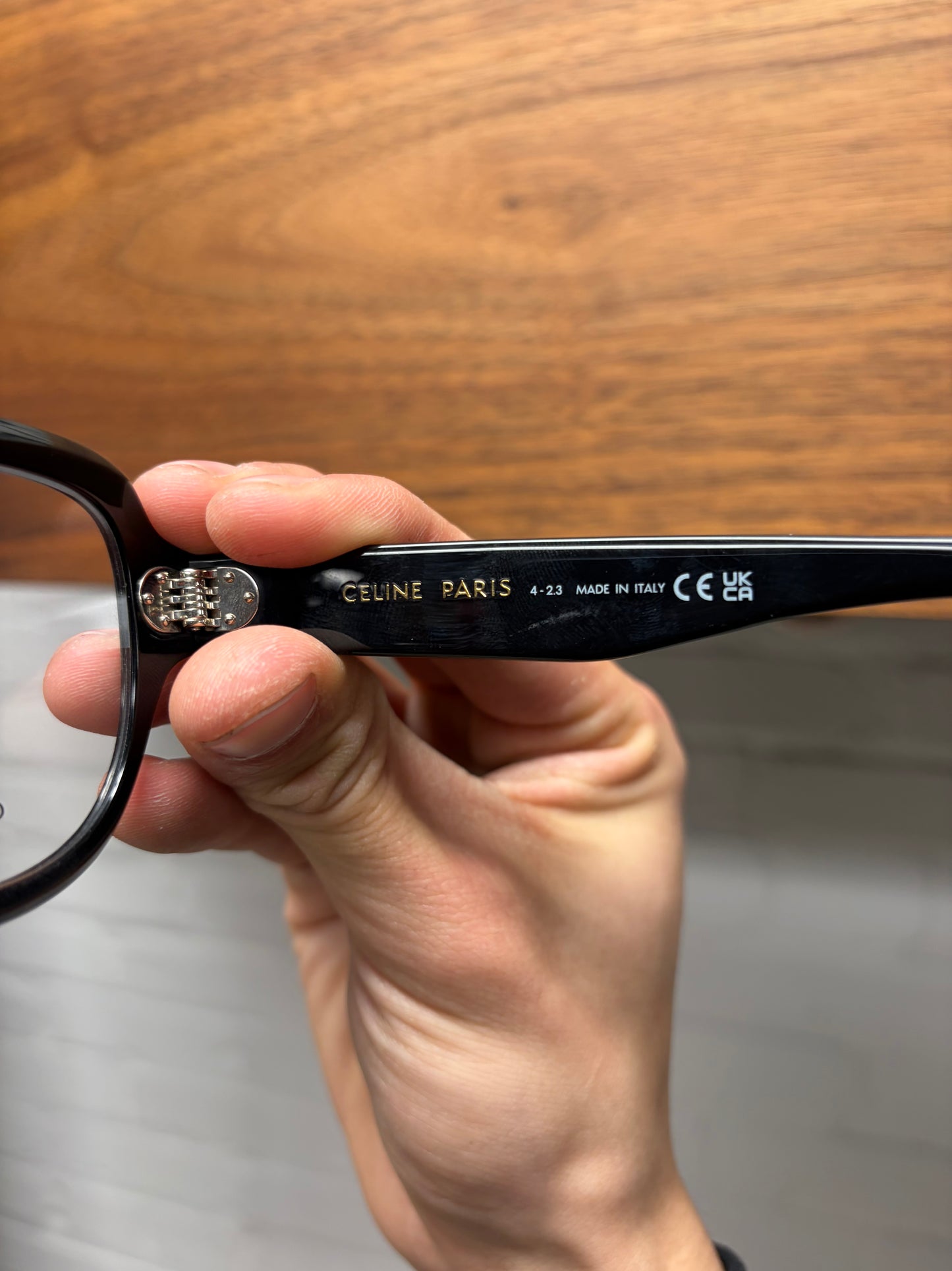 Celine ‘CL50141U’ Black Boxy Frame Optical Glasses