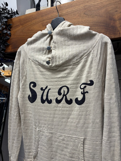 Kapital ‘Surf’ Natural White Cotton Hoodie