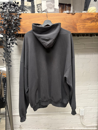 AW2024 Balenciaga ‘Boxing Logo’ Black Heavyweight Cotton Hoodie