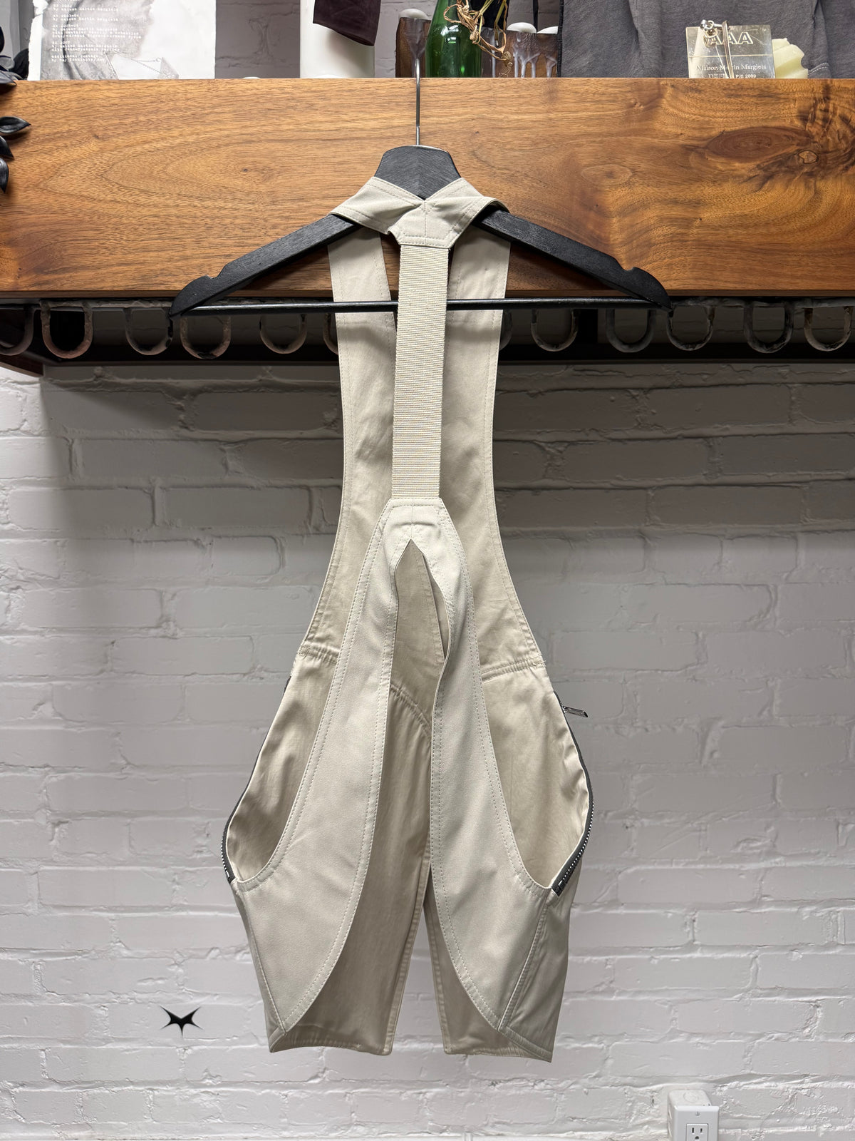 SS2023 Rick Owens ‘Edfu’ Pearl ‘Bauhaus’ Nylon Cargo Vest