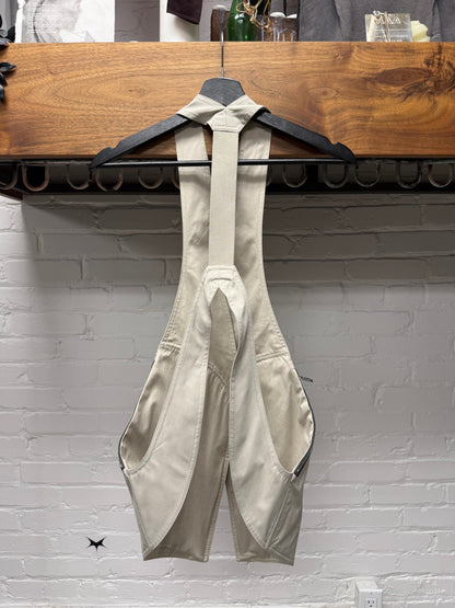 SS2023 Rick Owens ‘Edfu’ Pearl ‘Bauhaus’ Nylon Cargo Vest