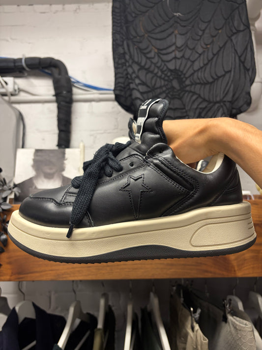 Rick Owens x Converse ‘TURBOPWN’ Black/Milk Low Top Sneakers