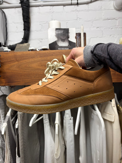 Maison Margiela Gum Sole Leather Low Top Sneakers