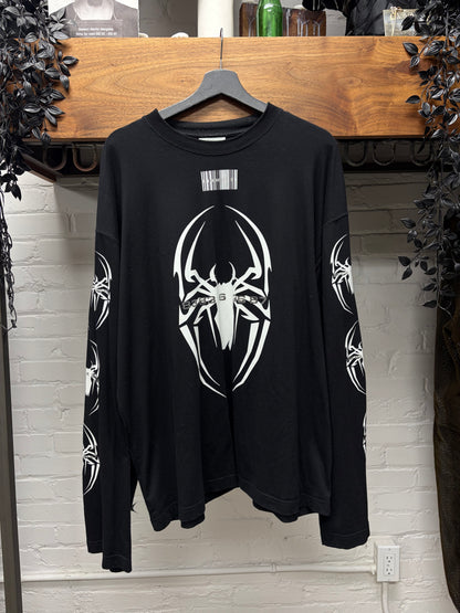 Vetements ‘Spider Print’ Black/White Long Sleeve Shirt