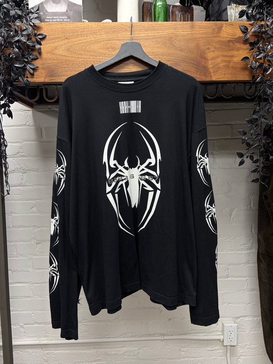 Vetements ‘Spider Print’ Black/White Long Sleeve Shirt