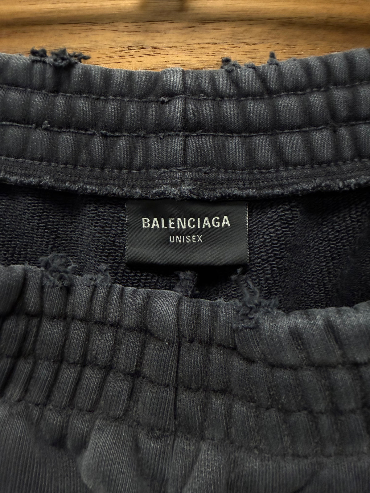 2023 Balenciaga ‘See Now Buy Now’ Distressed Heavyweight Cotton Sweatpants