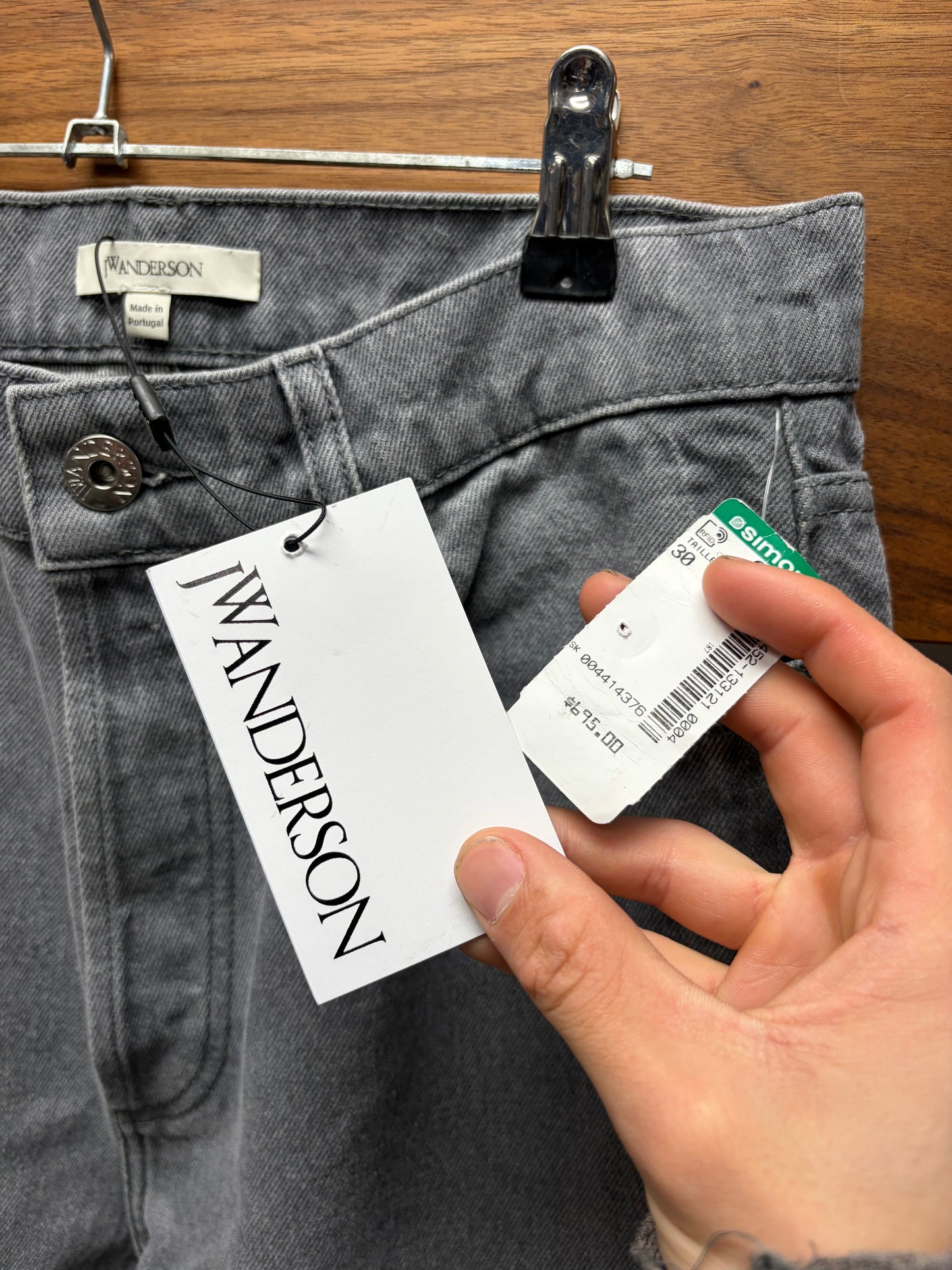 J.W. Anderson Light Grey Bootcut Flared Jeans