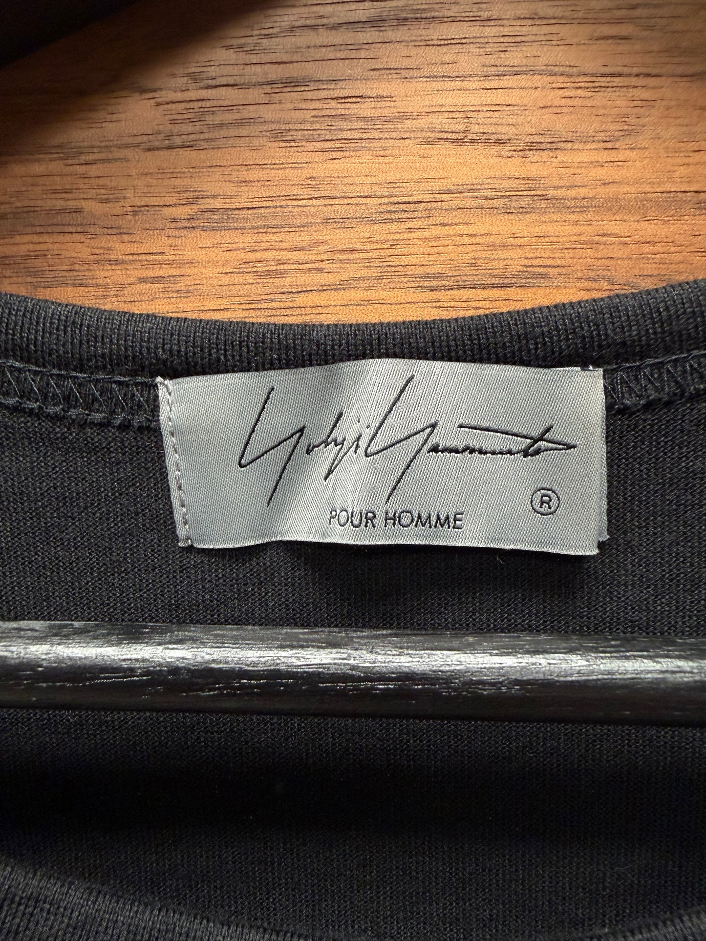 Yohji Yamamoto Pour Homme ‘Mahabara’ Black Graphic T-Shirt