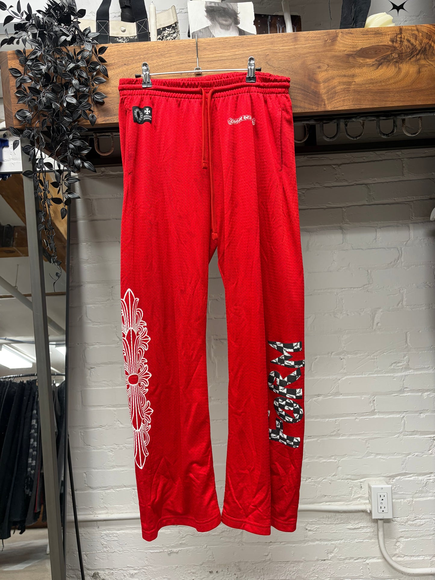 Chrome Hearts x Matty Boy ‘99 Form’ Red Mesh Track Pants