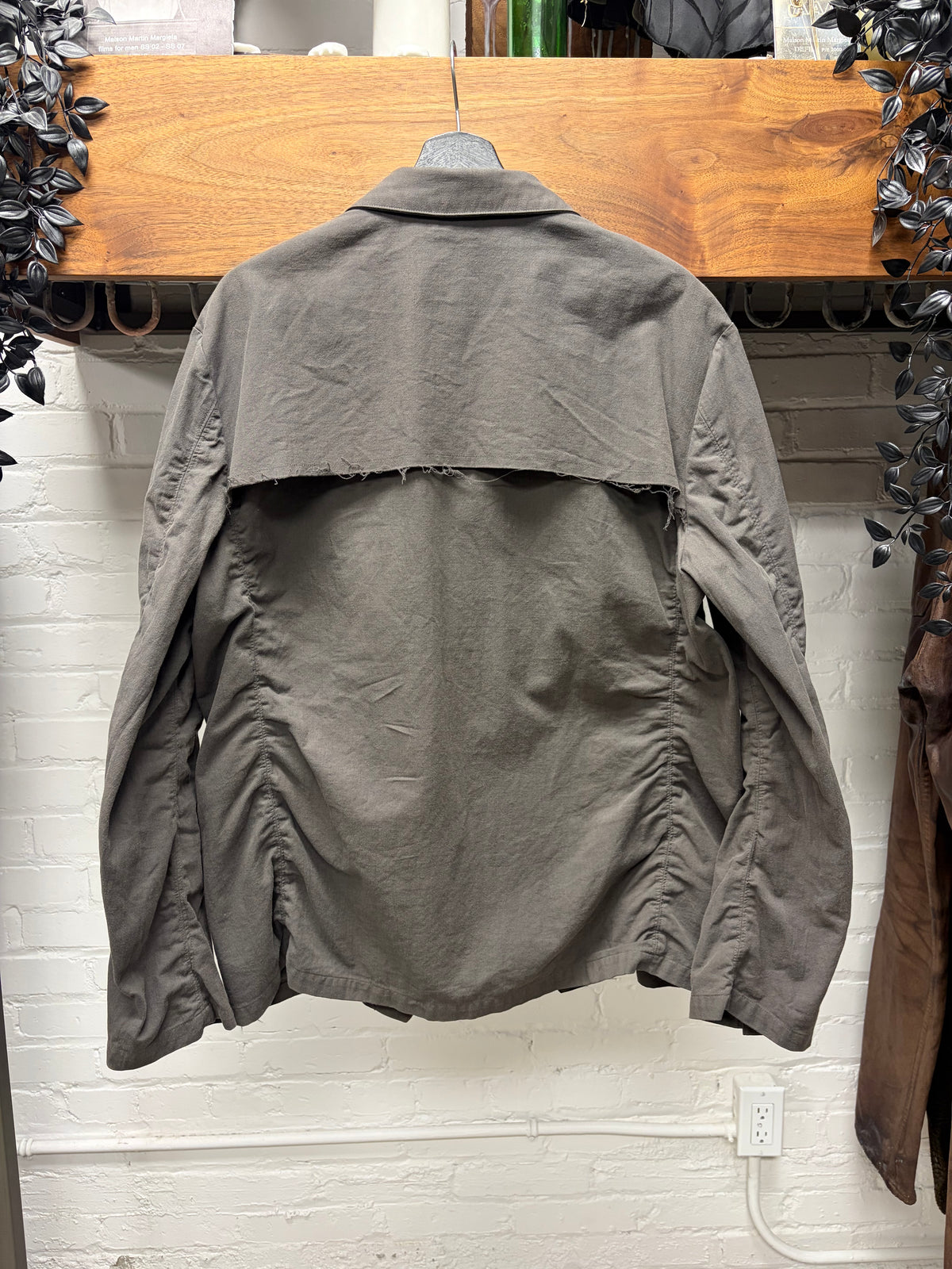 SS2025 Undercover Distressed ‘Pinned & Patched’ Cotton Blazer