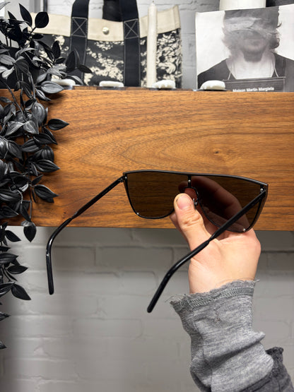 Saint Laurent SL-1B Black Tinted Mask Sunglasses
