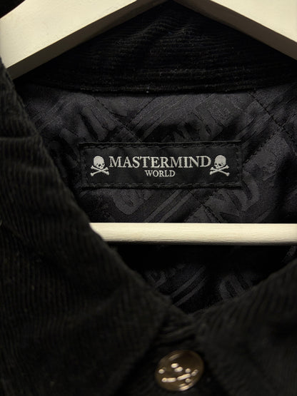 Mastermind Black ‘Skull n Bones’ Logo Black Corduroy Denim Jacket