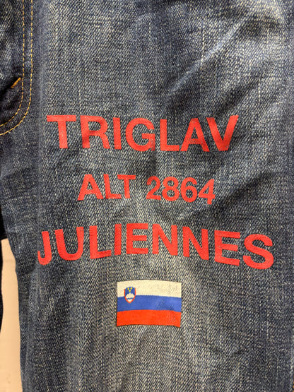 AW2005 Junya Watanabe x Levi’s ‘Triglav’ Flag Blue Jeans