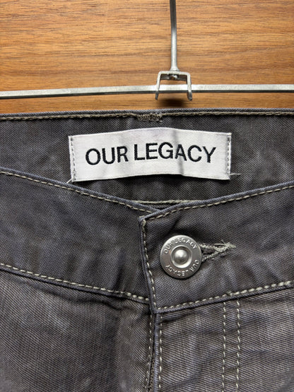 Our Legacy Grey ‘Fatigue Cut’ Wide Leg Denim