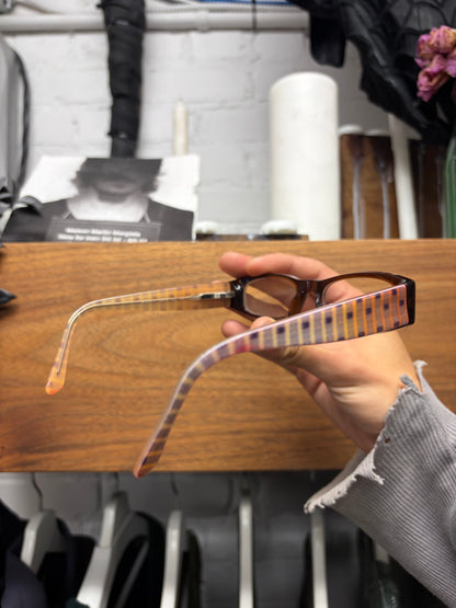 Moschino Rectanglular Shape Orange/Pink Prescription Glasses