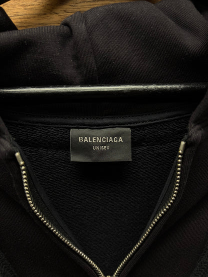 2023 Balenciaga ‘Unity Sports Logo’ Double Layered Ribbed Knit + Hoodie