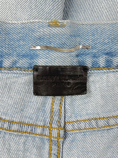 Saint Laurent D18 Light Wash Blue Denim