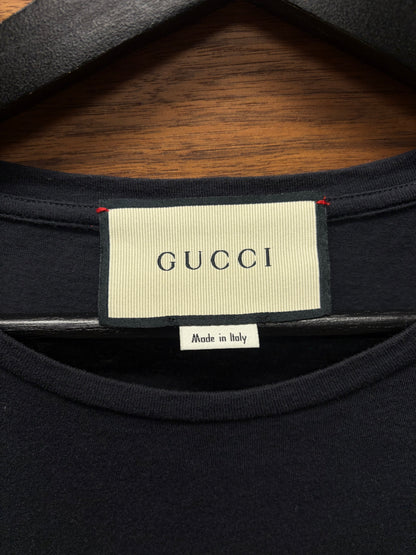 Gucci ‘Basic Logo’ Black Cotton T-Shirt