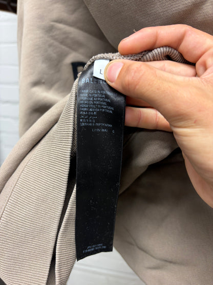 2022 Balenciaga Brown/Black Embroidered Logo Hoodie