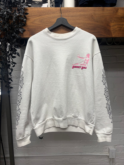 Chrome Hearts x Deadly Dolls ‘Cry on Me’ Crewneck Sweatshirt