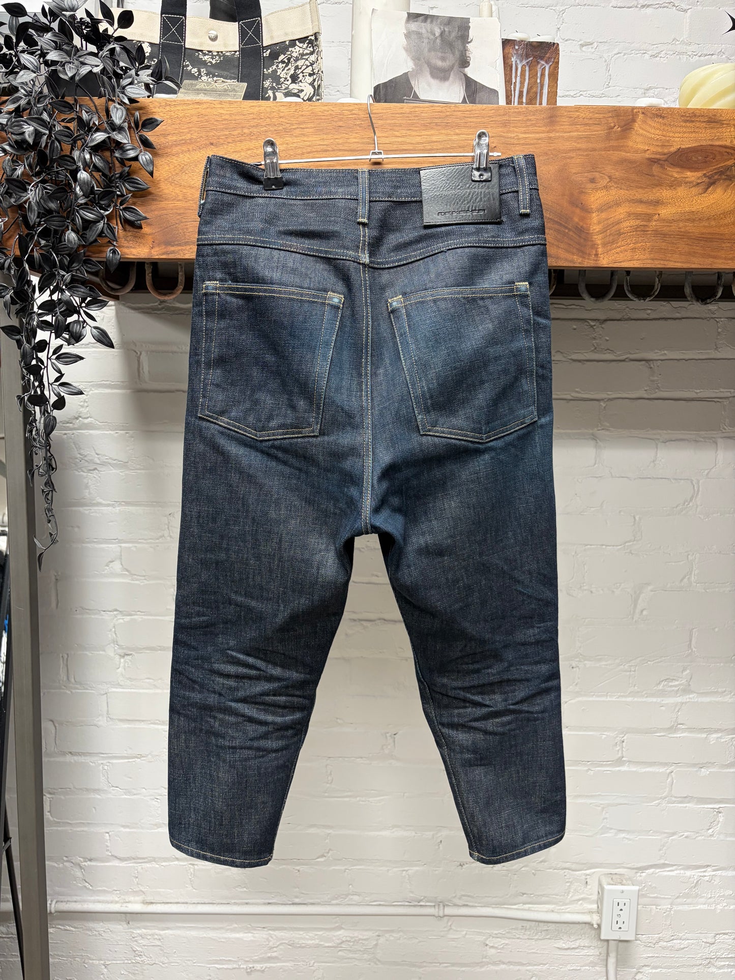 Rick Owens ‘Collapse Cut’ USA Made Raw Selvedge Denim