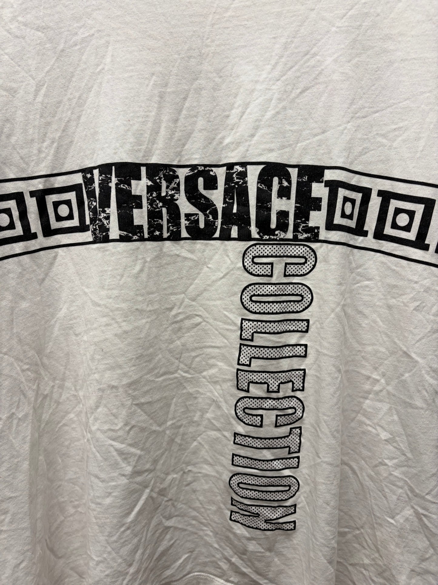 Versace Jeans Couture White/Black Logo T-Shirt