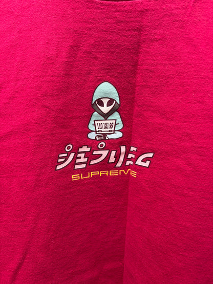SS2022 Supreme ‘Alien’ Magenta Graphic T-Shirt