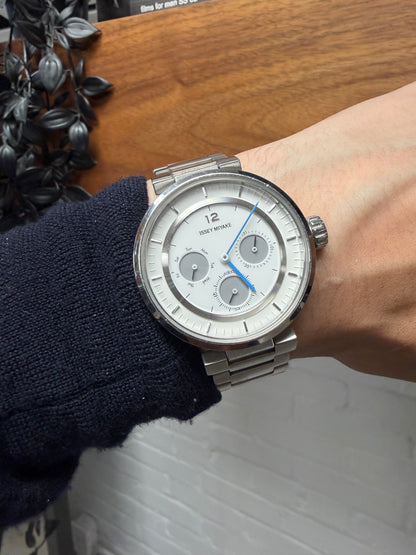 Issey Miyake by Seiko ‘W-Mini’ Silver Analog Watch