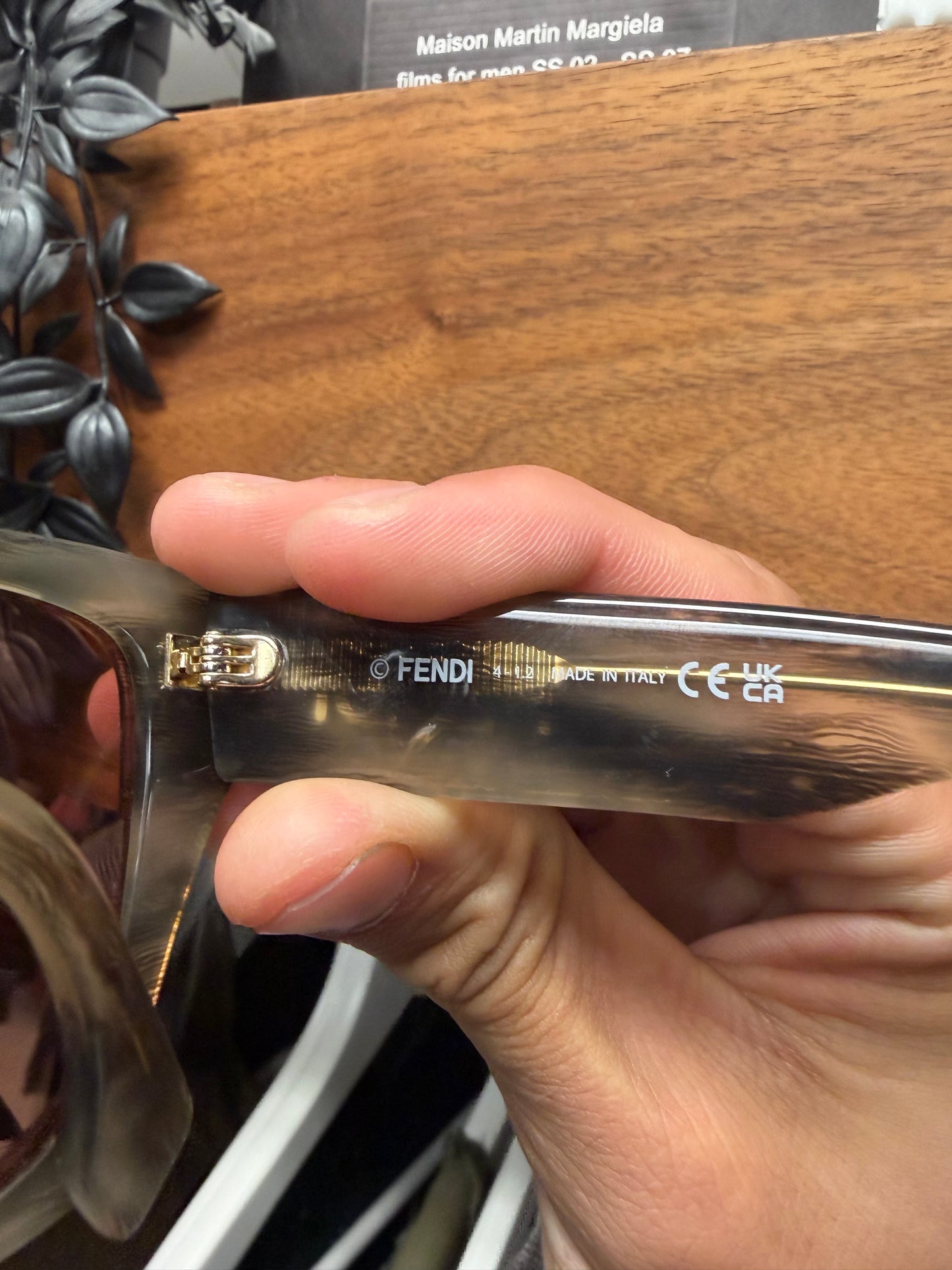 Fendi Tortoiseshell Brown Tinted Cat Eye Sunglasses
