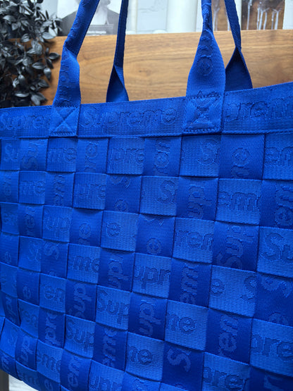SS2024 Supreme Royal Blue ‘Woven’ Tote Bag