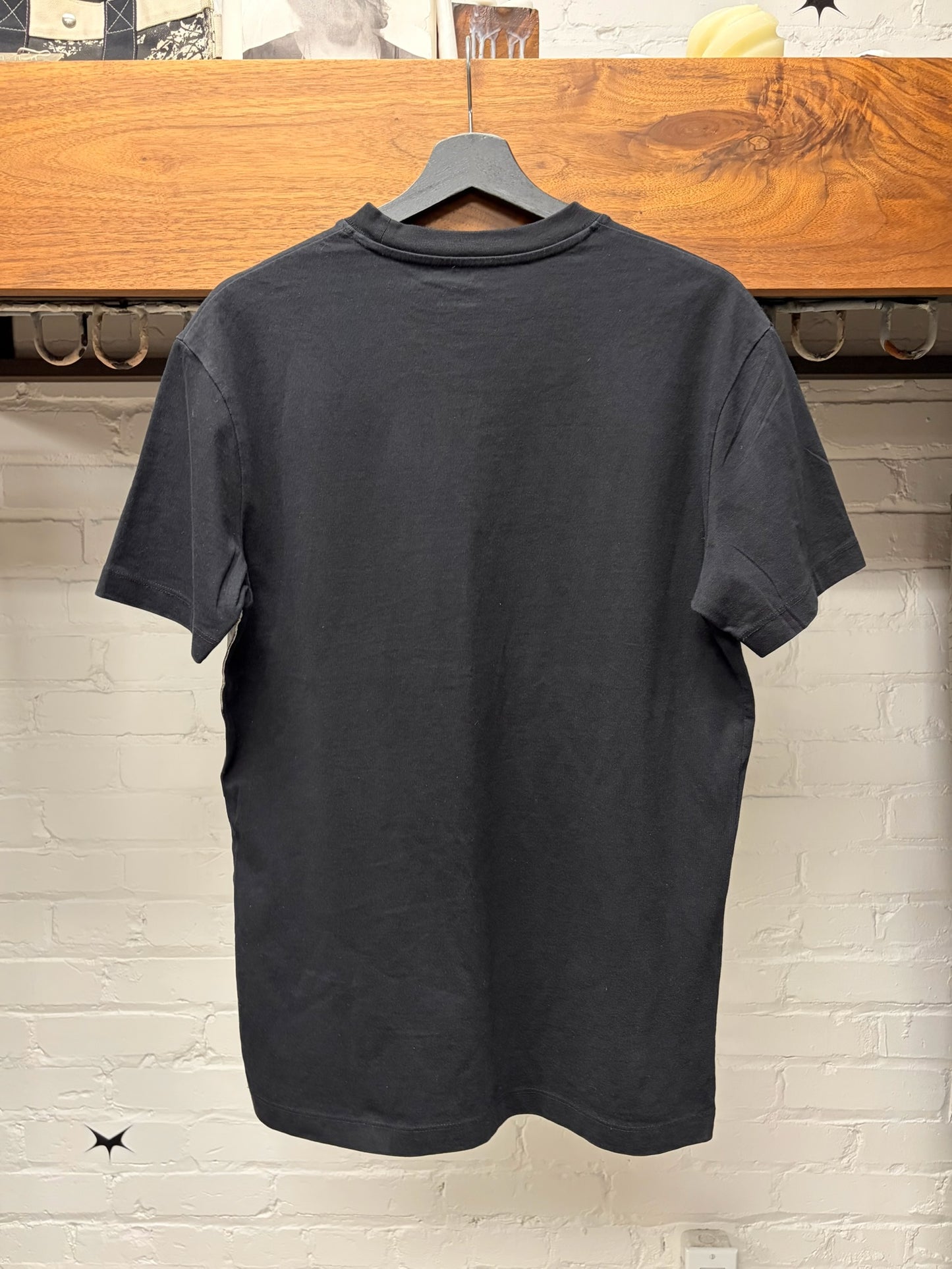 Alexander McQueen Gothic Logo Black Graphic T-Shirt