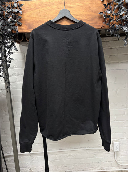 Rick Owens DRKSHDW Black Cotton Sweatshirt
