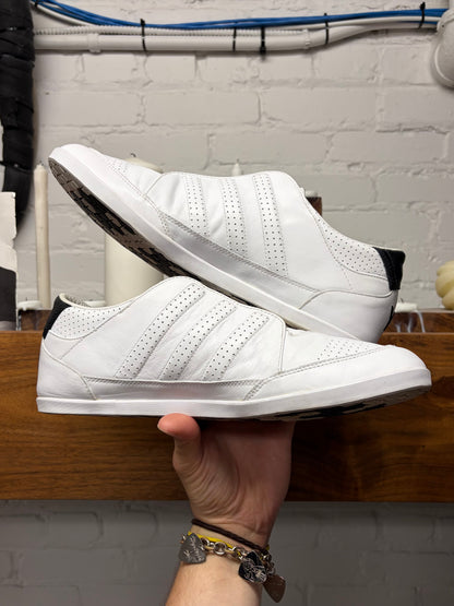 Y-3 by Yohji Yamamoto ‘Honja’ White Leather Low Top Sneakers