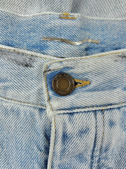 Saint Laurent D18 Light Wash Blue Denim